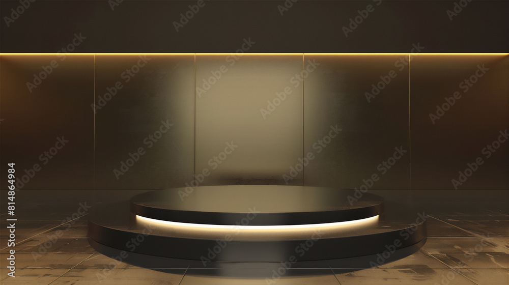 Golden Podium Product Showcase Mock Up Golden Podium Product Showcase Mock Up