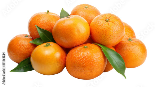 cluster of orange isolated on white background