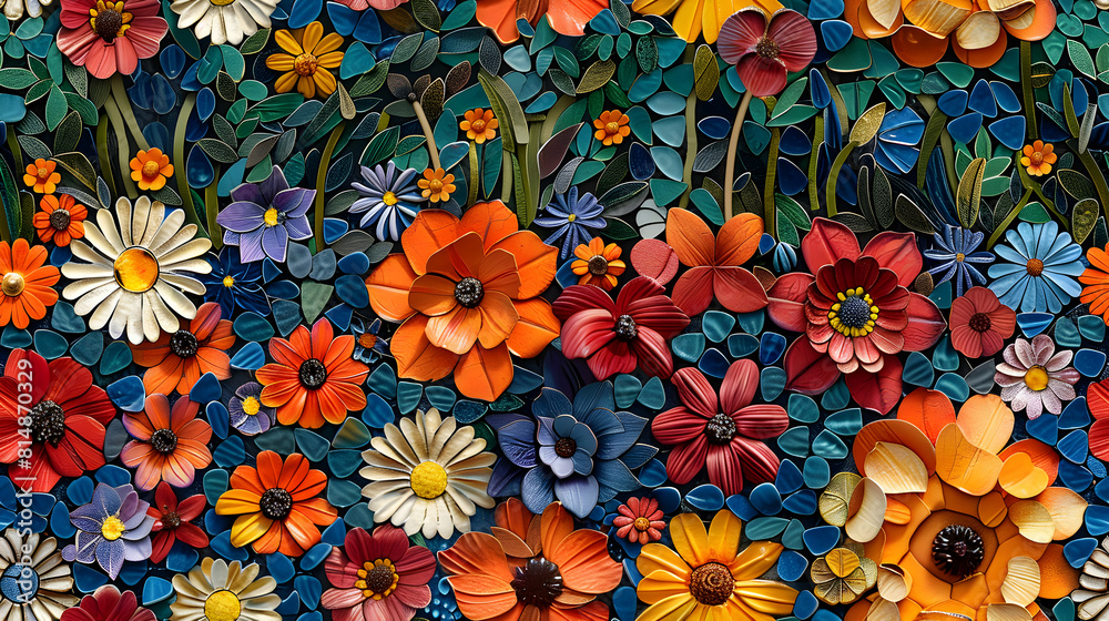 Feria de las Flores: Vibrant Floral Mosaics Bursting with Color for Dynamic Decor Themes Feria de las Flores: Vibrant Floral Mosaics Bursting with Color for Dynamic Decor Themes
