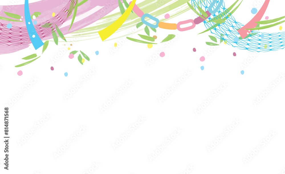 Fototapeta premium 七夕 オシャレな背景イラスト