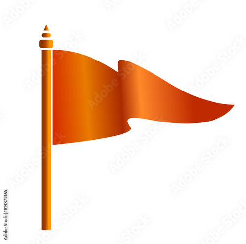 A Orange flag icon