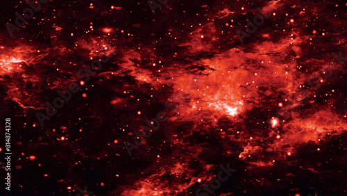 Space background. Flight in space with simulation of galaxies and nebulae. Stunning galaxy. Night sky with stars and nebula. 3D vector illustration