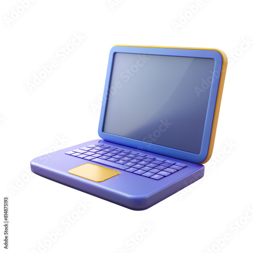 3D cartoon Laptop