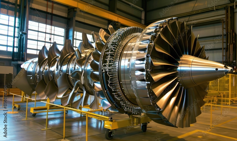 Turbine engine's inner chambers Stock Illustration | Adobe Stock
