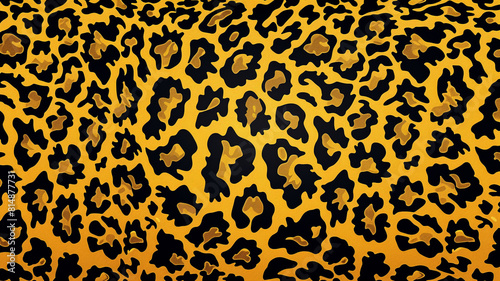 leopard print pattern. - flat design background.