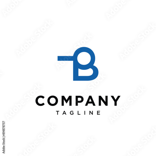 Wallpaper Mural Letter B magnifying glass logo vector template Torontodigital.ca