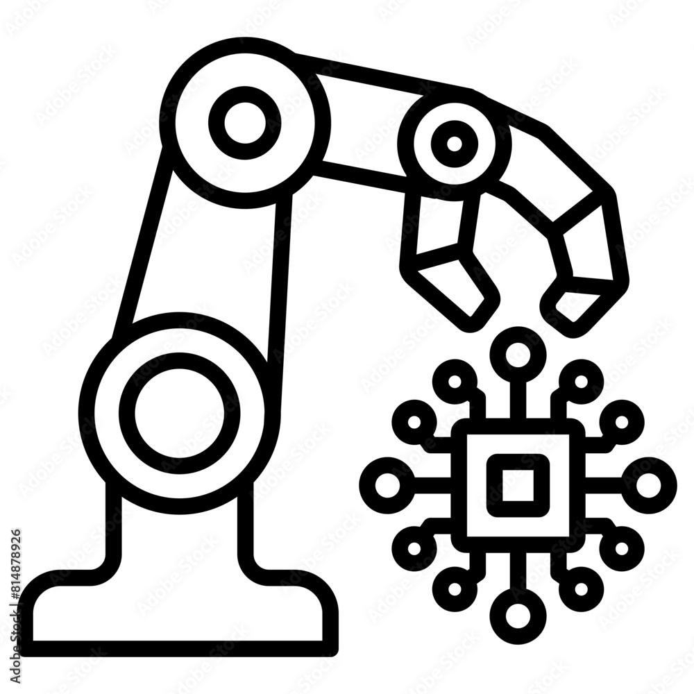 robot hand Icon robot hand Icon