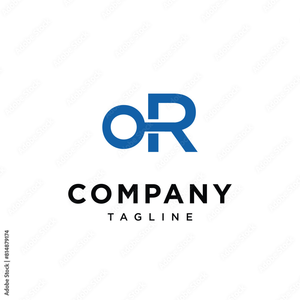 Letter R magnifying glass logo vector template Letter R magnifying glass logo vector template