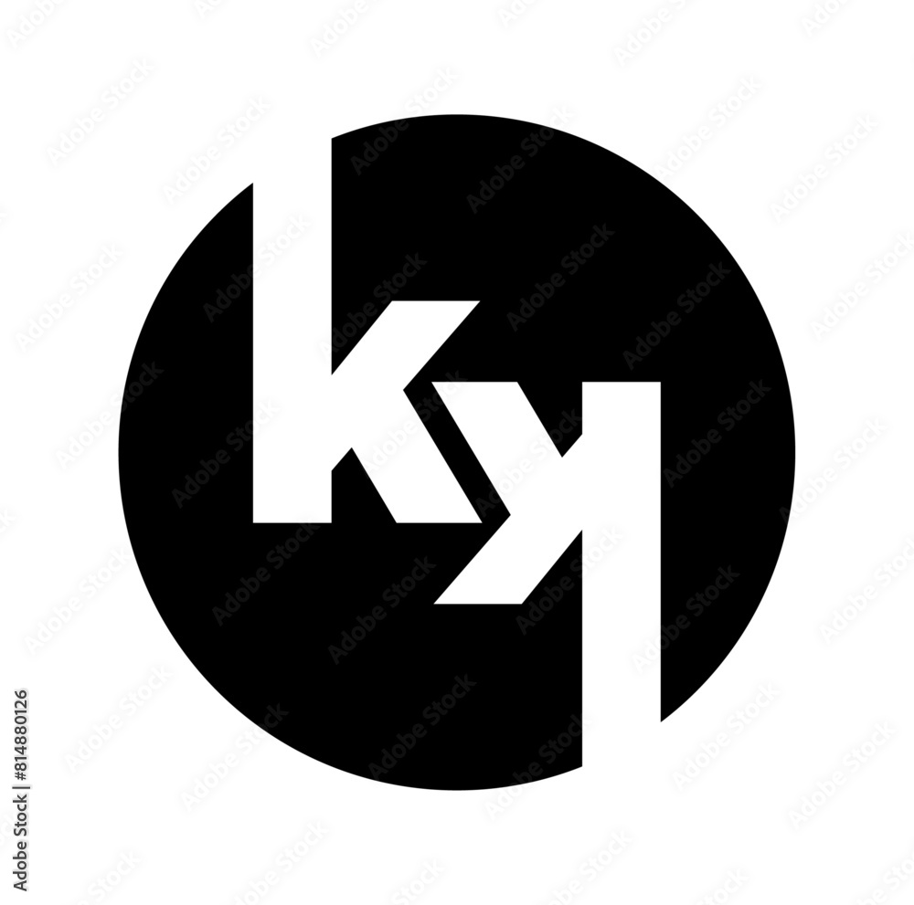 KK brand monogram KK brand monogram