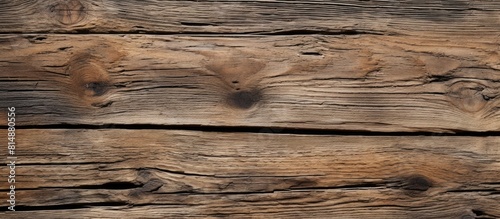 A background image with a copy space that features a textured decayed brown wood surface