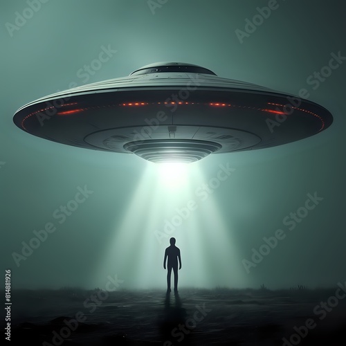 ufo in the city