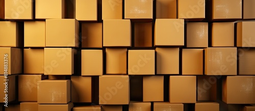 Empty boxes are essential packing materials for storing and transporting various items They provide a convenient and secure solution for organizing and protecting belongings. Copyspace image