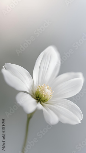 A close-up white flower with blurred background  white flower wallpaper