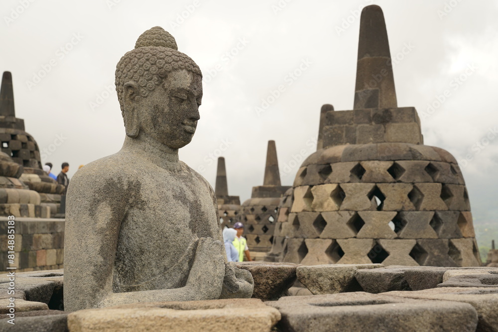 Fototapeta premium burobudur, indonisia, architecture