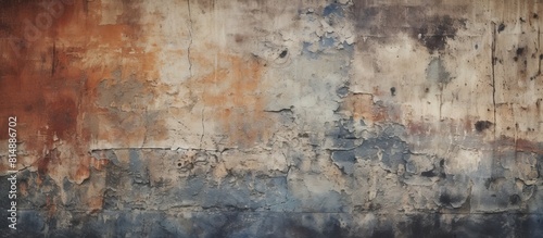 A wall with a textured surface perfect for use as a background in images requiring copy space