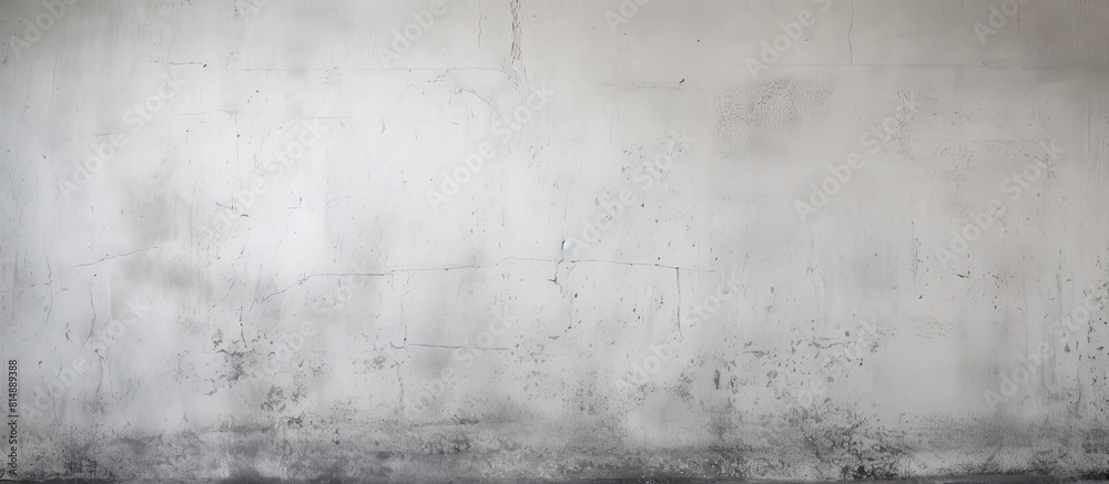 Obraz premium A textured cement wall coated with white paint providing a visually appealing copy space image