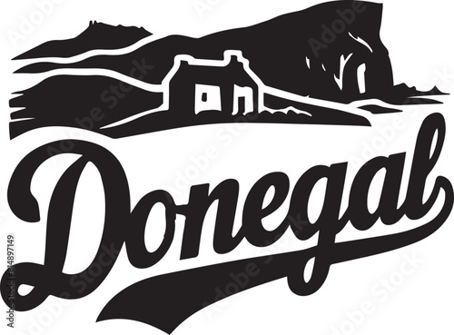 Donegal Ireland Vector