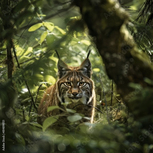 Lynx Prowling Forest © Moostape