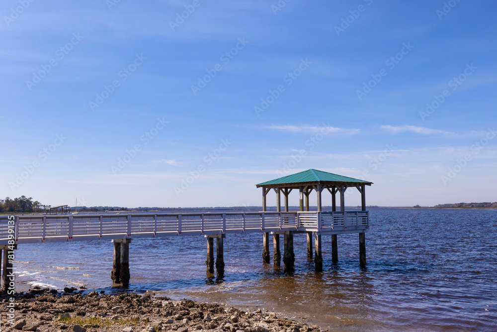 Views along the Alantic Coastline in Charleston County, South Carolina, USA. Views along the Alantic Coastline in Charleston County, South Carolina, USA.