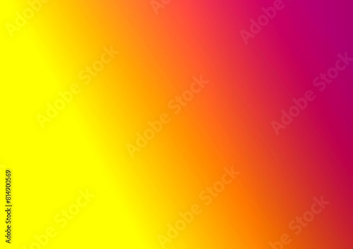 Yellow - pink horizontal gradient background. Background for design, print and graphic resources.  Blank space for inserting text.
