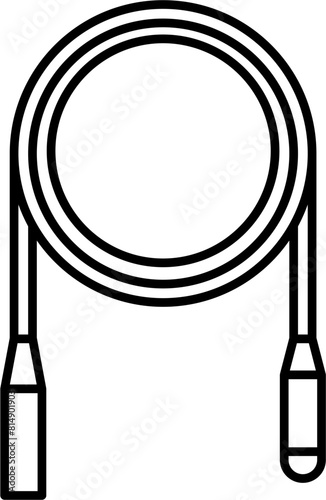 Endoscope outline vector icon