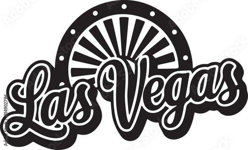 Las Vegas Poker Table Vector
