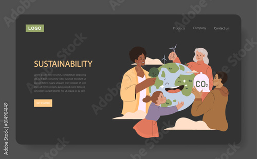 Sustainability concept.