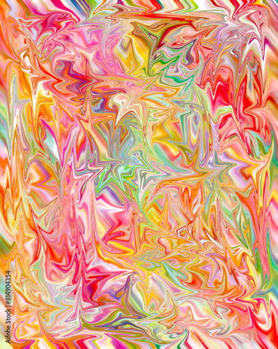 Colorful curvy lines, color waves, curve background design.