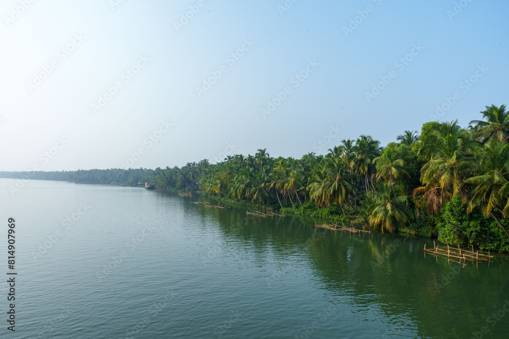 The scenic backwater near the Bekal Fort transports us to a serene environment away from the hustle and bustle. The mesmerizing view from a kettuvallam (houseboat) is probably the one thing that you n The scenic backwater near the Bekal Fort transports us to a serene environment away from the hustle and bustle. The mesmerizing view from a kettuvallam (houseboat) is probably the one thing that you n
