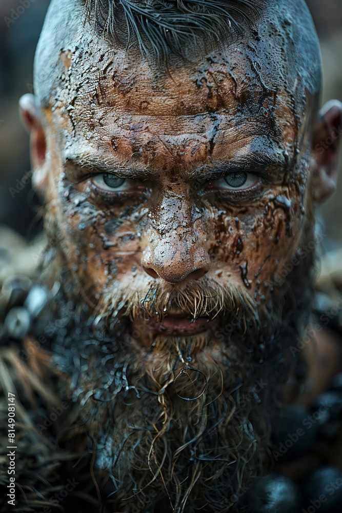 Viking man from the movie battle on seaon, high quality, high resolution