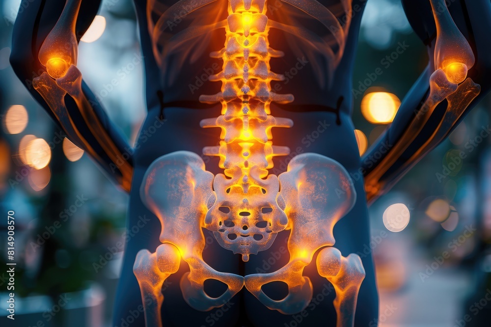 Low back pain discomfort, ribs and the pelvis, dull ache to a sharp ...