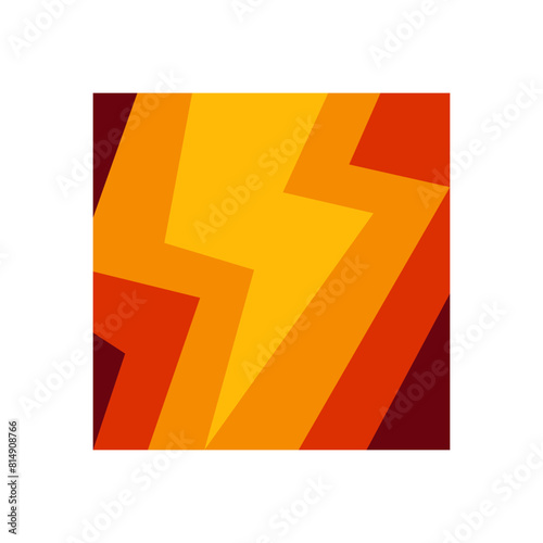 geometric graphics and warm patterns