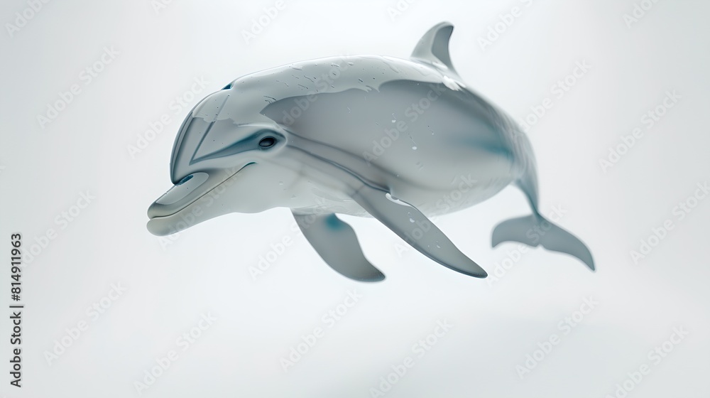 AI-Generated Graceful Dolphin Glides in Water, Minimalist Design. Ideal for Educational and Environmental Themes. High-Quality, Clear Image. AI AI-Generated Graceful Dolphin Glides in Water, Minimalist Design. Ideal for Educational and Environmental Themes. High-Quality, Clear Image. AI