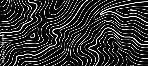 Wavy Contour background. Topographic contour background. contour lines background. Topographic map background. Abstract wavy background.