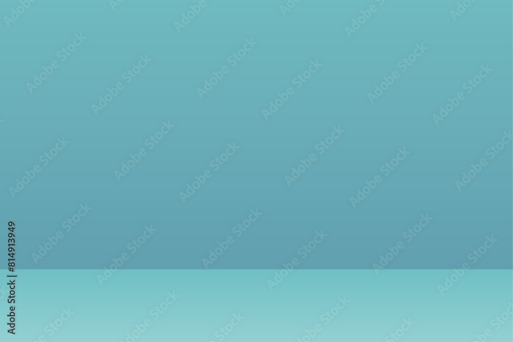 Fototapeta premium Abstract sky blue gradient blurred background. Vector illustration.