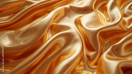 Wallpaper Mural Golden yellow silk fabric  Torontodigital.ca