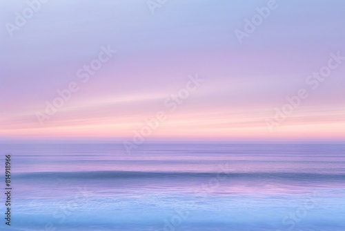 A shot of the ocean and sunset, high quality, high resolution © Quan