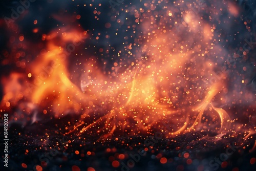 Depicting a orange fire images, abstract flame pictures, background, texture-based
