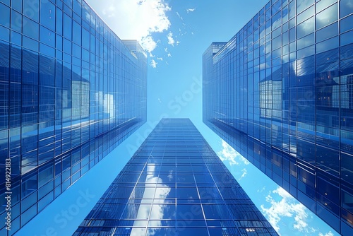 Office buildings skyscape 