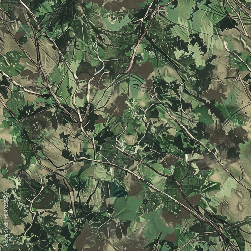 Camouflage Seamless Pattern Background