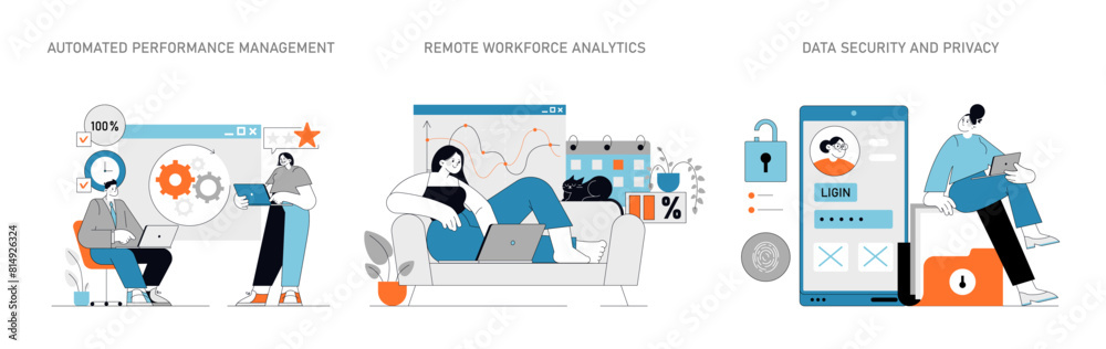 Data-Driven HR Vector illustration Data-Driven HR Vector illustration