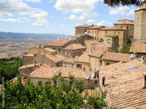 A view of the town of Volterra in Italy where the Twilight saga was set