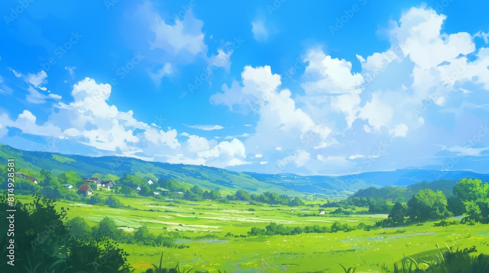 Obraz premium Peaceful landscapes for creative exploration