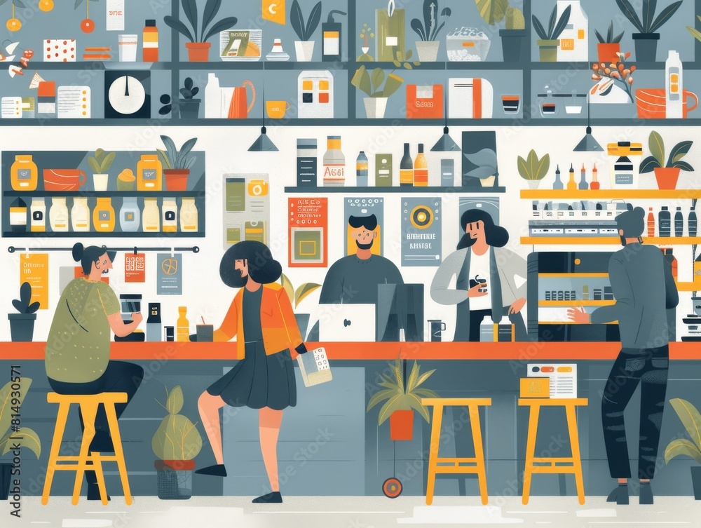 Small businesses beyond the portrait, showing more aspects of planning.