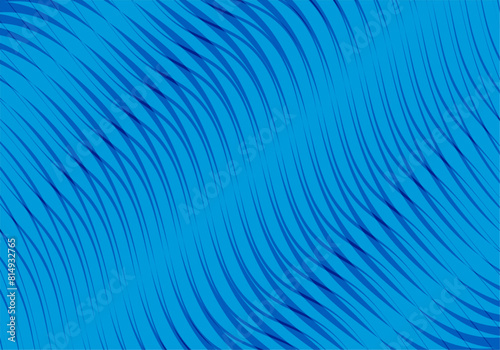 Fondo azul con líneas azul oscuro curvas y onduladas.
