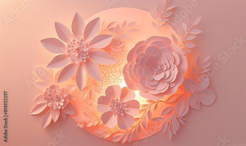 Enchanted Paper Floral Glow