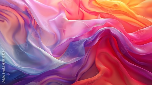 Abstract flowing color cloth background 