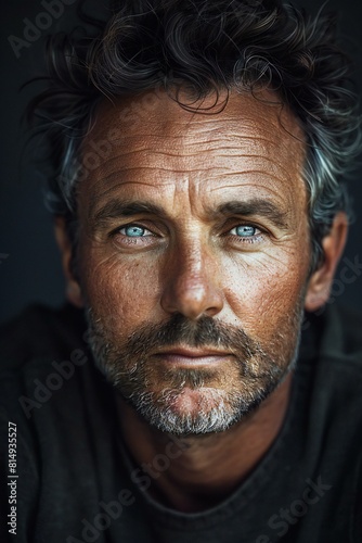 Decisive man portrait , high quality, high resolution
