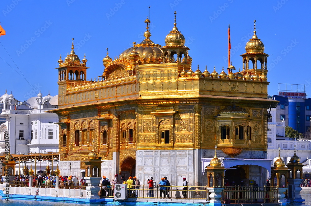 Naklejka premium Golden temple India