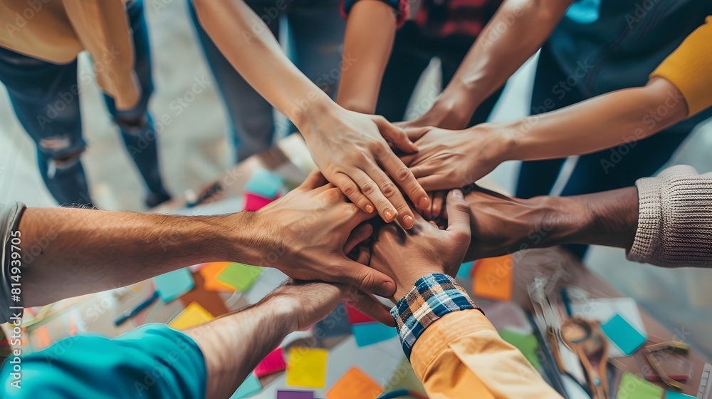 Collaborative Hands Joining Together for Shared Project Completion Collaborative Hands Joining Together for Shared Project Completion